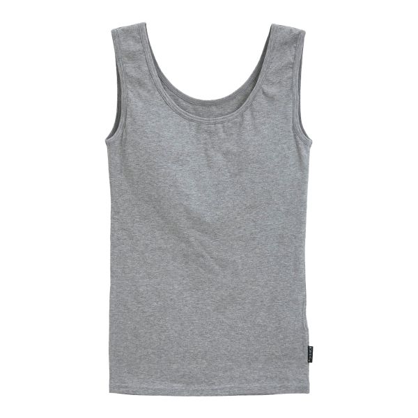 クロスコ KUROSUCO やわらか綿混 カップ付き タンクトップ ブラトップ