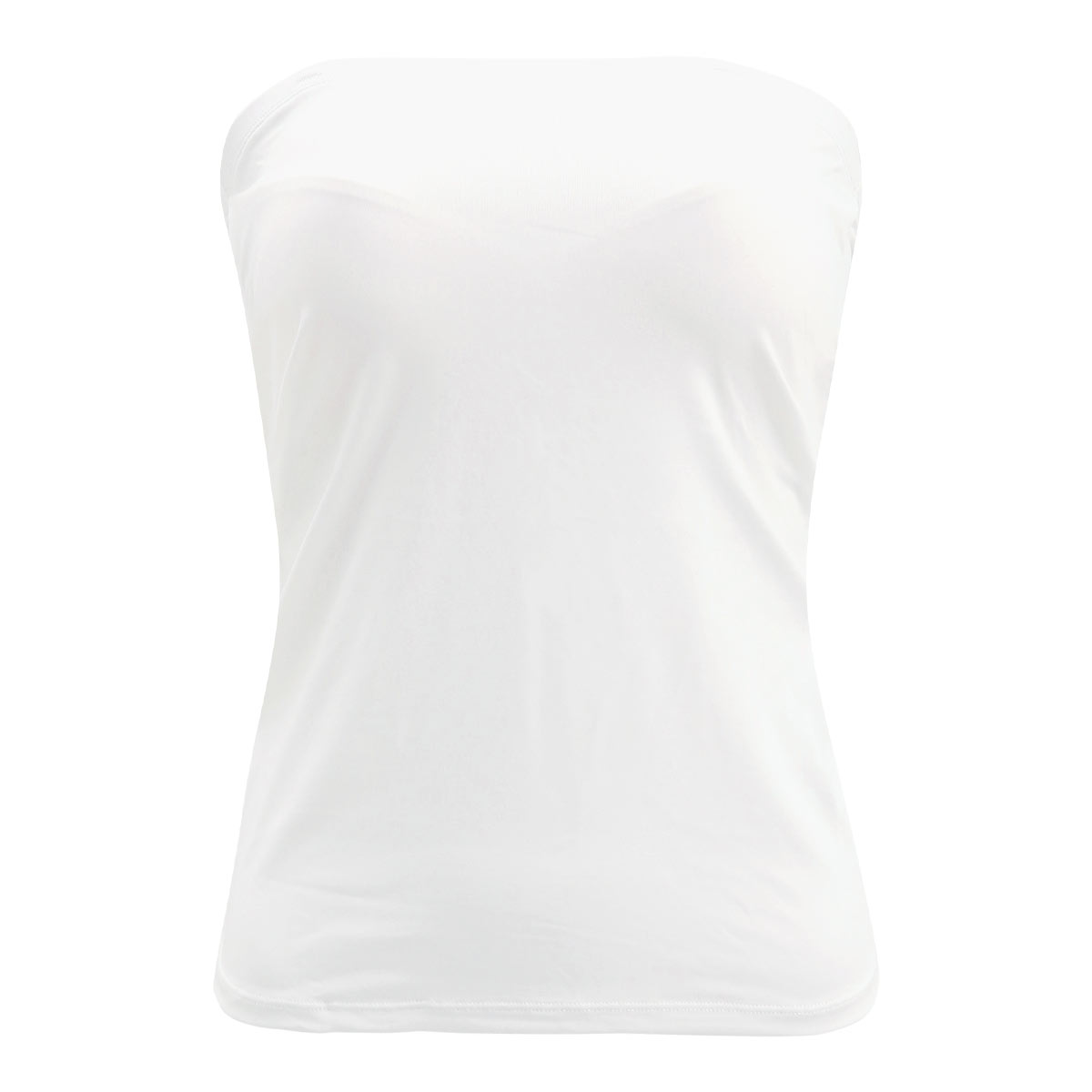 無地 シンプル ブラトップ カップ付き インナー ブラキャミ(OW-オフホワイト-M)