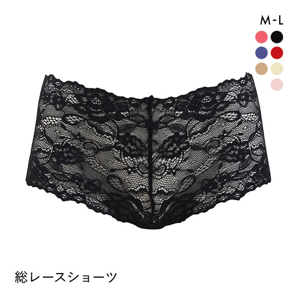 クロスコ KUROSUCO 日本製 豪華 総レースAir ヒップハングショーツ