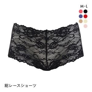 クロスコ KUROSUCO 日本製 豪華 総レースAir ヒップハングショーツ