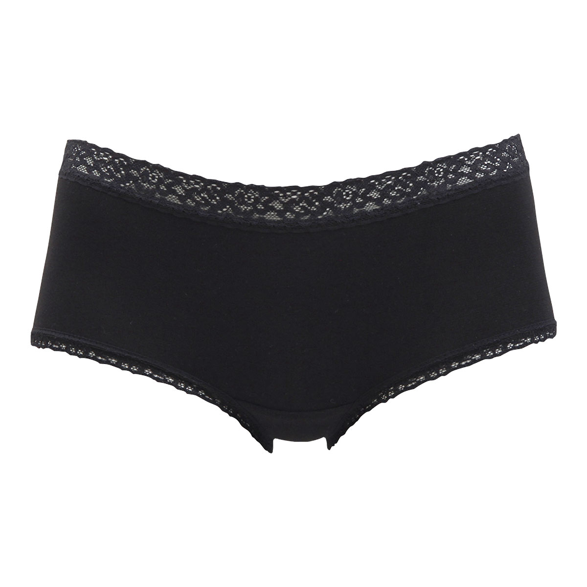 クロスコ KUROSUCO 日本製 綿混 ストレッチFit ローライズショーツ(BK-ブラック-M)