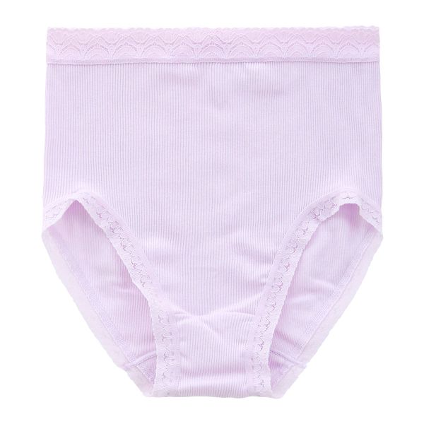 クロスコ KUROSUCO ショーツ 深め ハイウエスト 日本製 お腹すっぽりFit リブ 綿100％ ハイライズ 単品