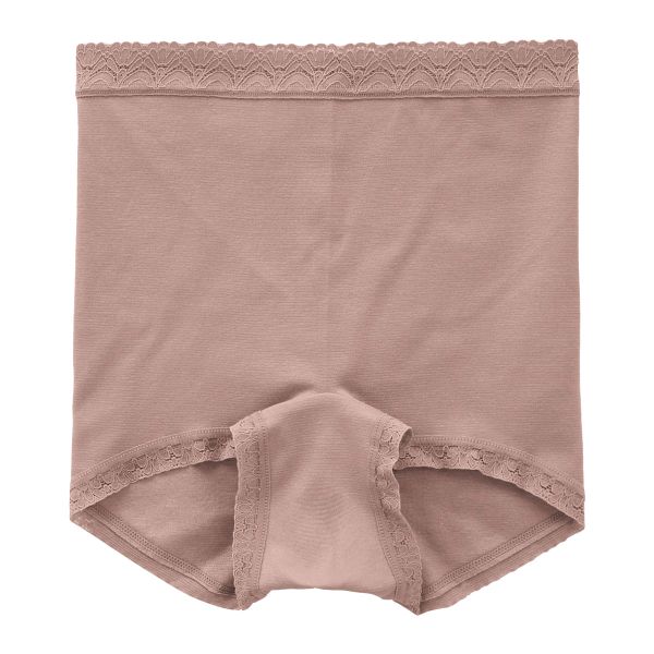 クロスコ KUROSUCO ショーツ お腹すっぽり 深め ハイウエスト 一分丈 日本製 綿混 ストレッチ 単品