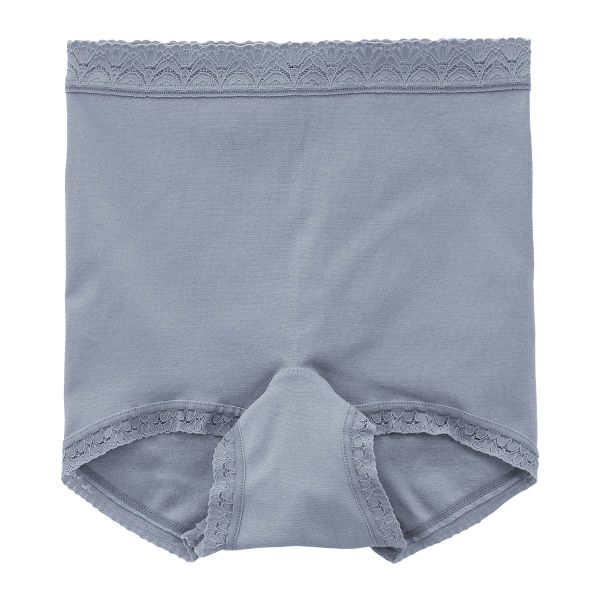 クロスコ KUROSUCO ショーツ お腹すっぽり 深め ハイウエスト 一分丈 日本製 綿混 ストレッチ 単品