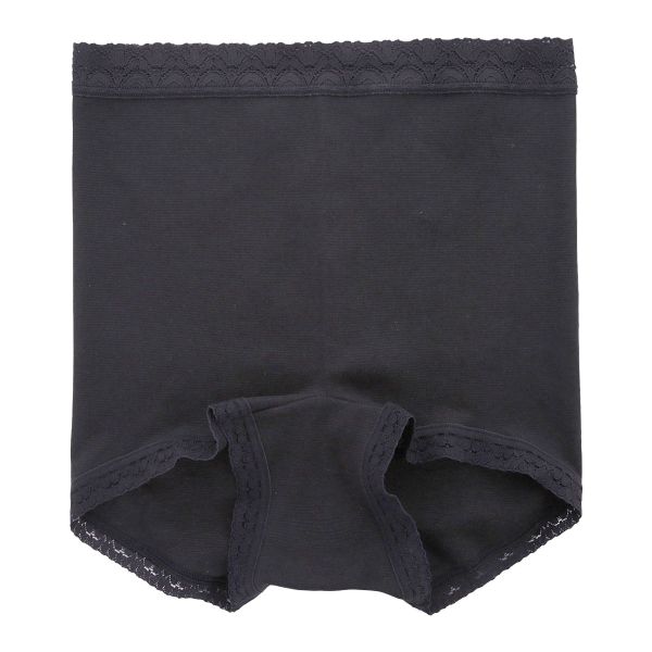 クロスコ KUROSUCO ショーツ お腹すっぽり 深め ハイウエスト 一分丈 日本製 綿混 ストレッチ 単品