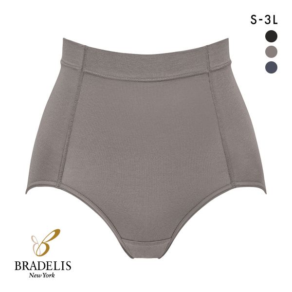 ブラデリス 優しく包む綿混ショーツ S M L LL 3L 超らくちん おしりすっぽり BRADELIS NY PEACE 美尻 育尻 大きいサイズ