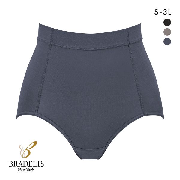 ブラデリス 優しく包む綿混ショーツ S M L LL 3L 超らくちん おしりすっぽり BRADELIS NY PEACE 美尻 育尻 大きいサイズ