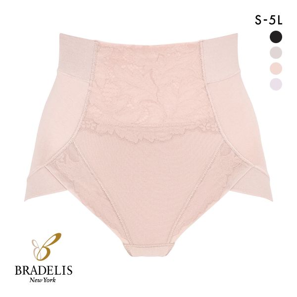 ブラデリス 綿さらタッチ ナチュラルフィット 綿混ショーツ 美尻補正 快適スタイルアップ サポート おしりすっぽり BRADELIS