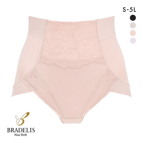 ブラデリス 綿さらタッチ ナチュラルフィット 綿混ショーツ 美尻補正 快適スタイルアップ サポート おしりすっぽり BRADELIS