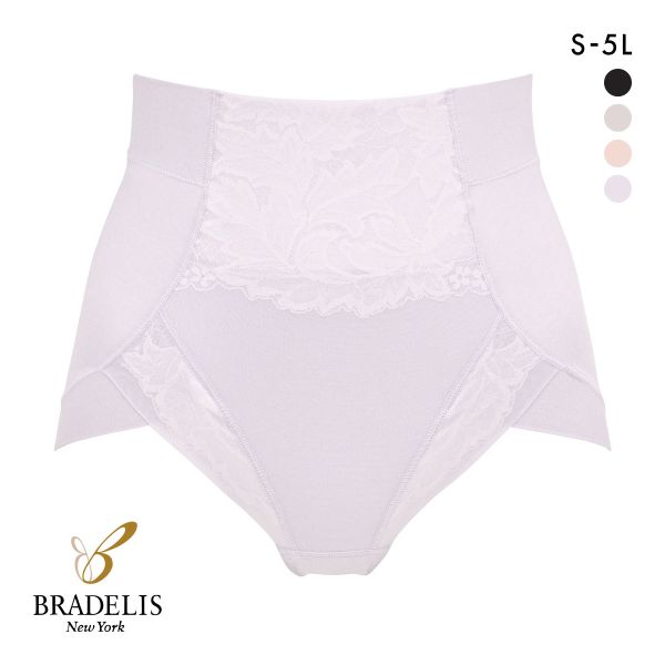 ブラデリス 綿さらタッチ ナチュラルフィット 綿混ショーツ 美尻補正 快適スタイルアップ サポート おしりすっぽり BRADELIS
