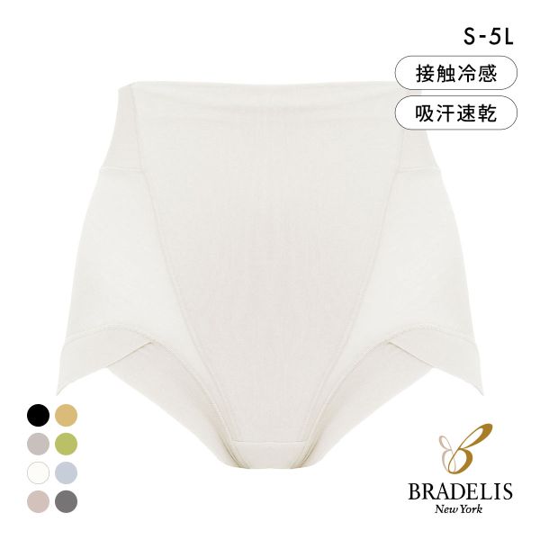 ブラデリス 綿混楽々デイリー フィットショーツ S-5L 深ばき ソフト おなかおさえ 吸汗速乾 接触冷感 おしりすっぽり 美尻