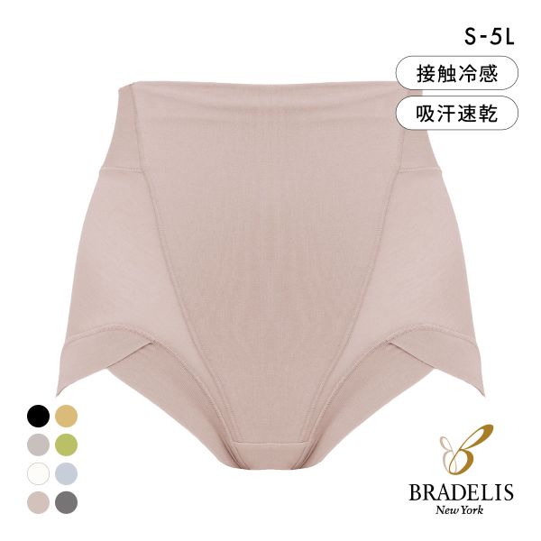 ブラデリス 綿混楽々デイリー フィットショーツ S-5L 深ばき ソフト おなかおさえ 吸汗速乾 接触冷感 おしりすっぽり 美尻