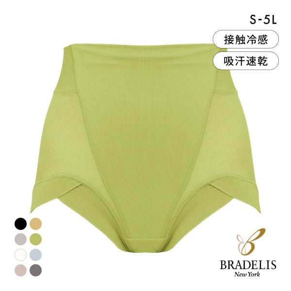 ブラデリス 綿混楽々デイリー フィットショーツ S-5L 深ばき ソフト おなかおさえ 吸汗速乾 接触冷感 おしりすっぽり 美尻