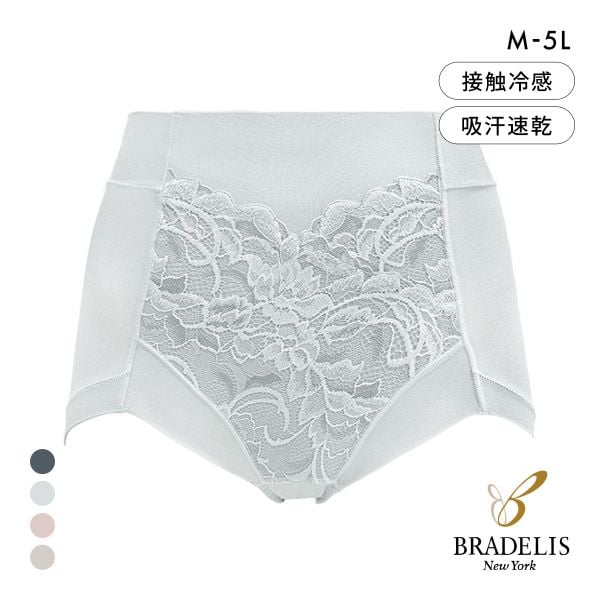 ブラデリス すらっと細見え 立体設計 補正ショーツ 綿混 快適 M-5L 吸汗速乾 おなかおさえ らくちん おしりすっぽり