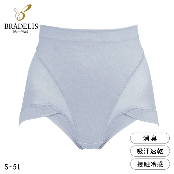ブラデリス 綿混 楽々スタイリッシュショーツ S-5L 深ばき ソフト おなかおさえ 吸汗速乾 おしりすっぽり 美尻 BRADELIS
