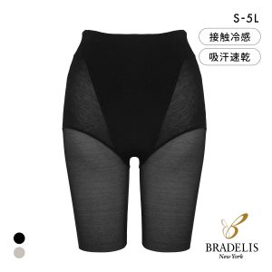 ブラデリス 綿混楽々デイリー シェイプパンツ ロングガードル S-5L 垂れ尻 サポート ヒップアップ おしりすっぽり 吸汗速乾