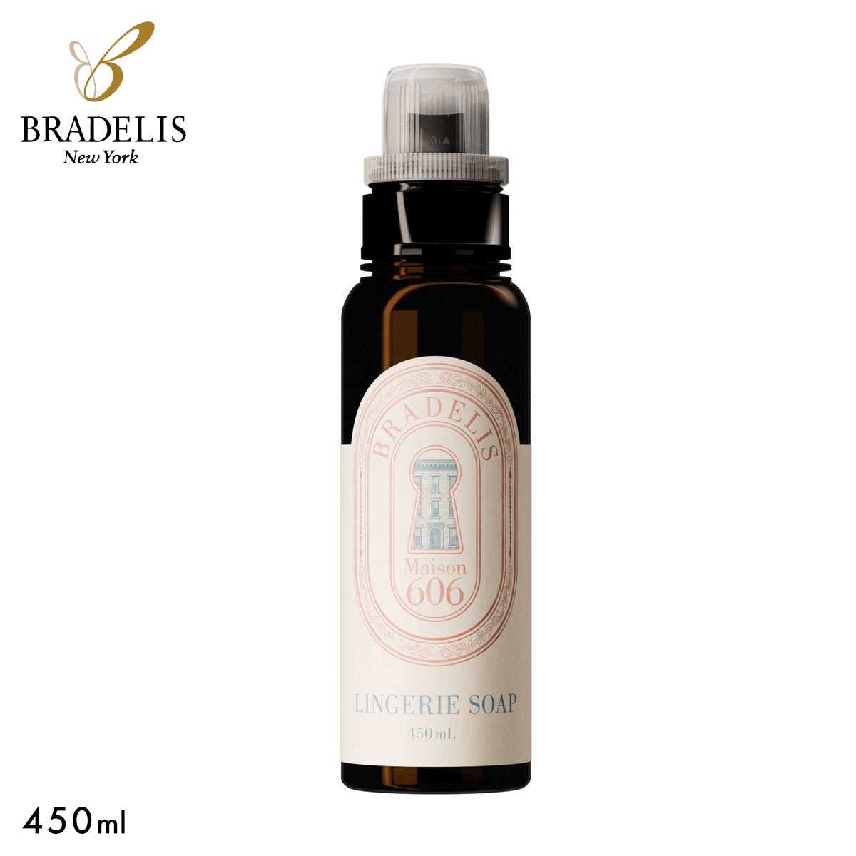 ブラデリス BRADELIS ランジェリーソープ 液体タイプ 450ml 約90回分 フラワーブーケの香り 手洗い 液体洗剤