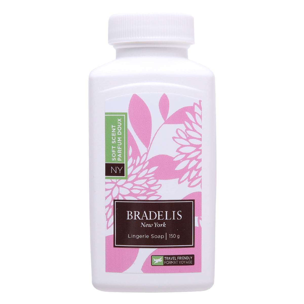 ブラデリスニューヨーク ランジェリーソープ 洗濯用洗剤 パウダー 150g 約30-60回分 クエン酸 重曹 黄ばみ予防 血液汚れ つけ置き5分 カナダ産 BRADELIS NY(－--)
