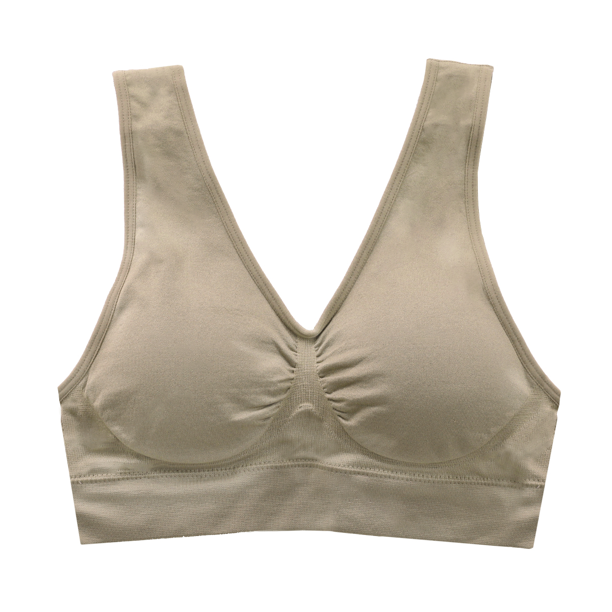 A70からH80まで対応　おやすみ美人のナイトブラ ノンワイヤー ブラジャー ナイトブラ ワイヤレスブラ おやすみブラ 単品(MO-モカ-M)