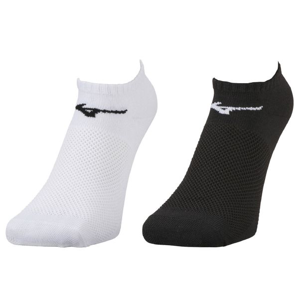 ミズノ MIZUNO ドライエアロフロー 2P ソックス アンクル丈 2足組 メンズ レディース 23-25cm 25-27cm