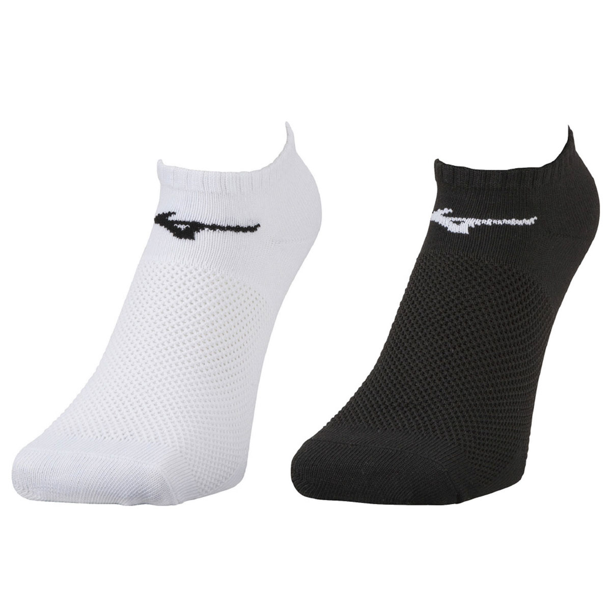 ミズノ MIZUNO ドライエアロフロー 2P ソックス アンクル丈 2足組 メンズ レディース 23-25cm 25-27cm(Set-23-25cm)
