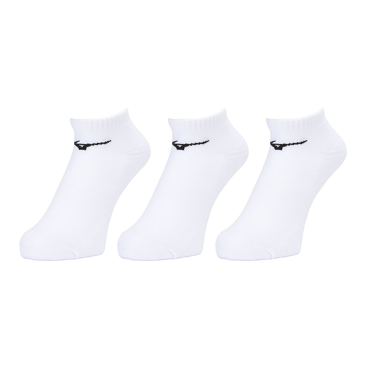 ミズノ MIZUNO ベーシック ソックス 3P アンクル丈 ユニセックス 靴下 3足組 レディース メンズ スポーツ 足首丈 スニーカーソックス 23-27cm(WH2-ホワイト2-23-25cm)
