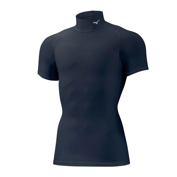 ミズノ MIZUNO バイオギア BIOGEAR シャツ メンズ ハイネック 半袖 コンプレッション スポーツ