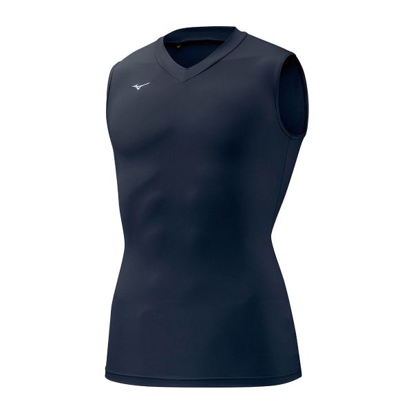 ミズノ MIZUNO バイオギア BIOGEAR シャツ メンズ Vネック ノースリーブ コンプレッション スポーツ