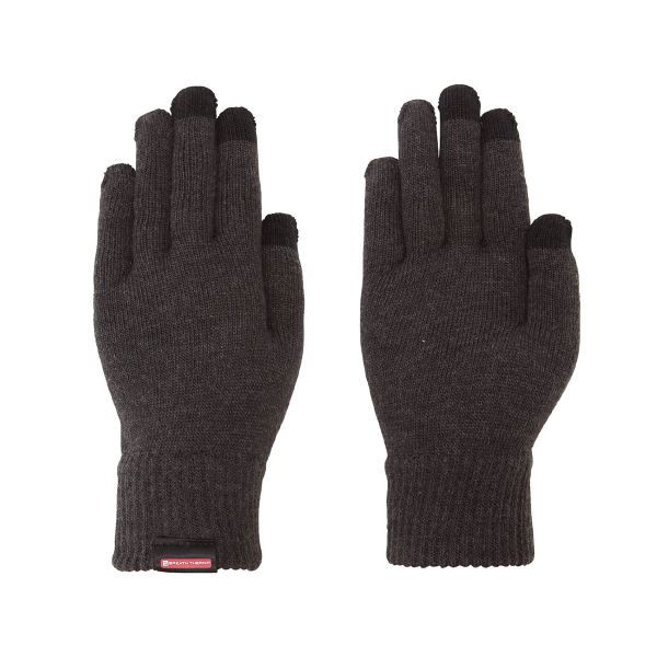 ミズノ MIZUNO ブレスサーモ BREATH THERMO インナーニットグラブ 手袋 SML 発熱素材 タッチパネル対応 あったか 冷え スポーツ