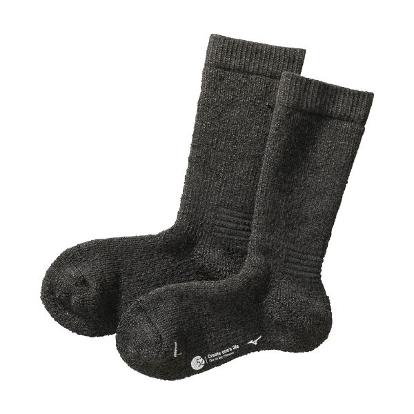 ミズノ MIZUNO ブレスサーモ BREATH THERMO ウール極厚ソックス 吸湿発熱素材 パイル レディース あったか 保温 冷え