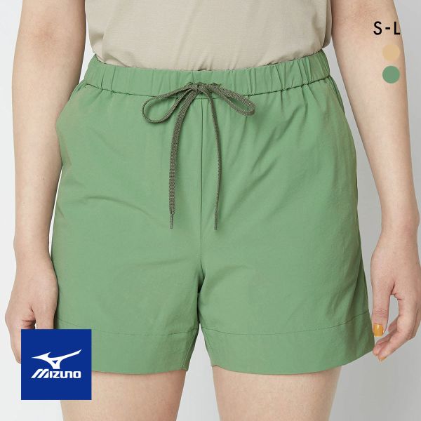 ミズノ ウォーターリパレント ストレッチショートパンツ SML 撥水 ジム トレーニングウェア ヨガ スポーツ レディース
