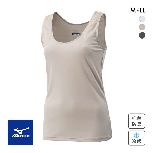 ミズノ MIZUNO アイスタッチ ICE TOUCH 冷感度130％ クイックドライアンダー タンクトップシャツ ノースリーブインナー 接触冷感