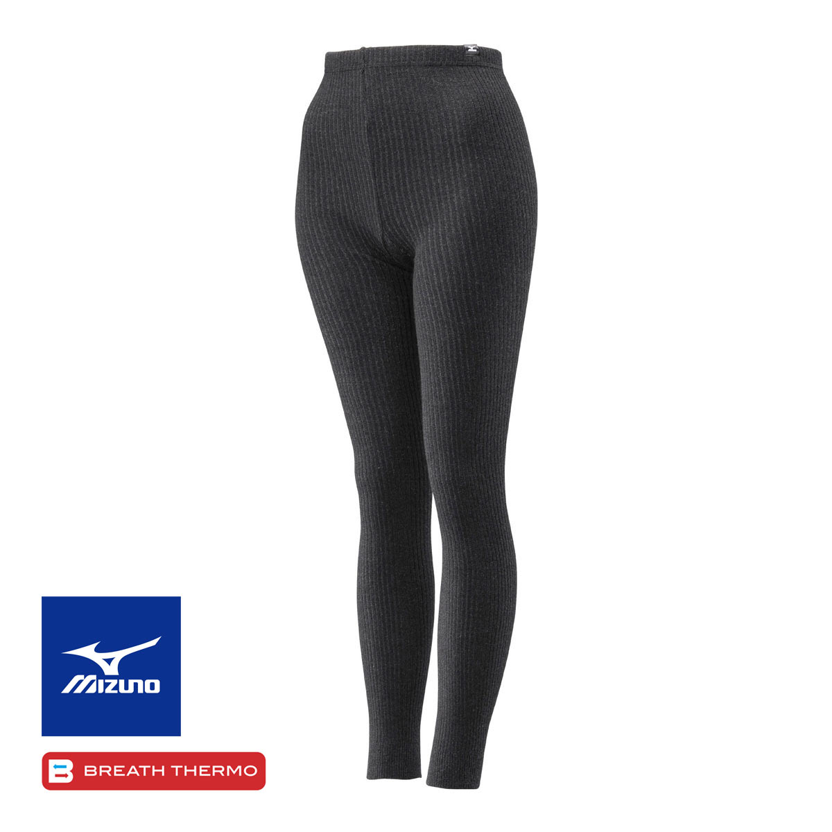 ミズノ MIZUNO ブレスサーモ BREATH THERMO ゆるぬく リブレギンス 10分丈 ボトム レディース 温活 発熱 保温 節電 冷え対策 あったか