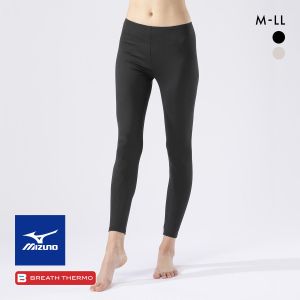 ミズノ ブレスサーモ 薄手forDaily ロングタイツ M･L･LL レギンス レディース あったかインナーボトム 消臭 発熱 冷え対策 温活 保温