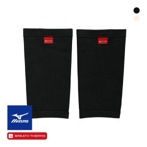 ミズノ MIZUNO ブレスサーモ BREATH THERMO ひざ用サポーター 2枚入り テーパー設計 スポーツ 保護 ユニセックス 男女兼用 発熱素材