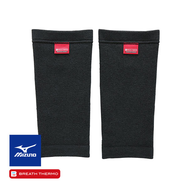 ミズノ MIZUNO ブレスサーモ BREATH THERMO ひじ用サポーター 2枚入り テーパー設計 スポーツ 保護 ユニセックス 男女兼用 発熱素材