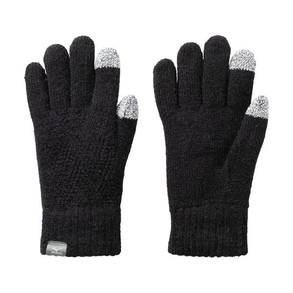 ミズノ MIZUNO ブレスサーモ BREATH THERMO ふわもこ手袋 タッチパネル対応 ML ユニセックス 保温 吸湿発熱 発熱素材 冷え対策 あったか