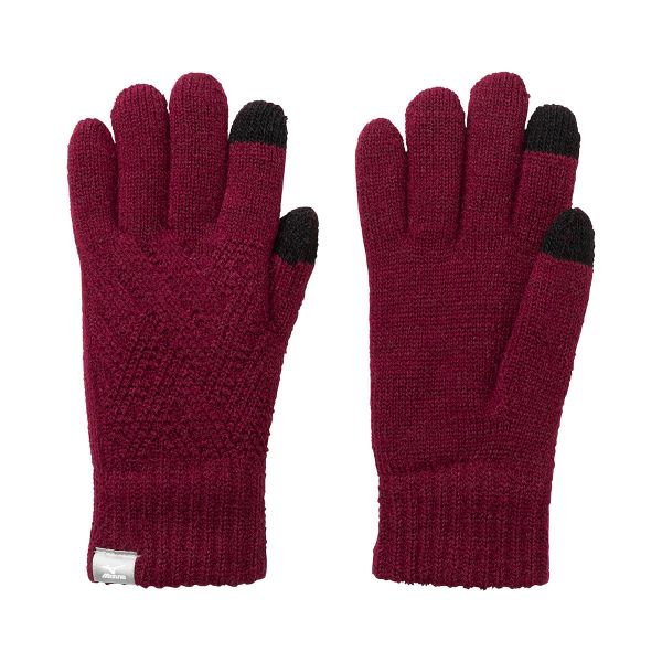 ミズノ MIZUNO ブレスサーモ BREATH THERMO ふわもこ手袋 タッチパネル対応 ML ユニセックス 保温 吸湿発熱 発熱素材 冷え対策 あったか