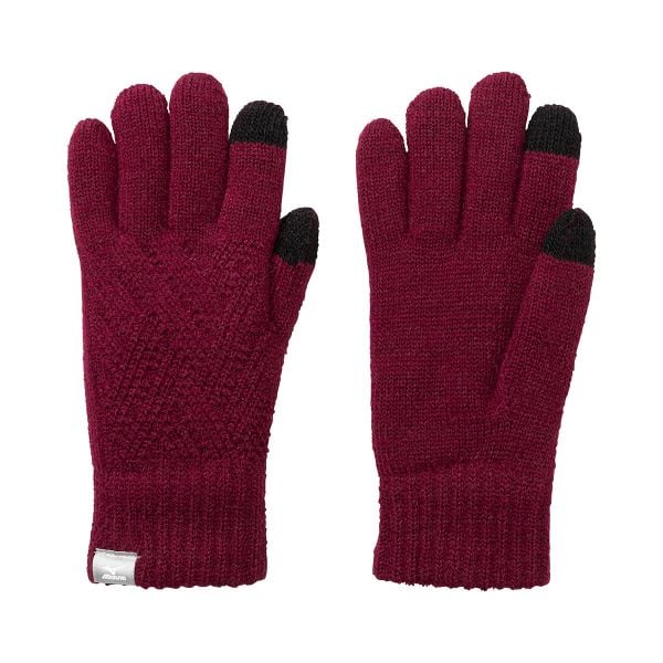 ミズノ MIZUNO ブレスサーモ BREATH THERMO ふわもこ手袋 タッチパネル対応 ML ユニセックス 保温 吸湿発熱 発熱素材 冷え対策 あったか