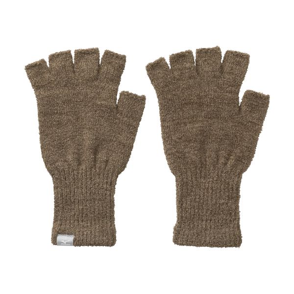 ミズノ MIZUNO ブレスサーモ BREATH THERMO マシュマロ手袋 指先あきタイプ ユニセックス 保温 吸湿発熱 発熱素材 冷え対策 あったか