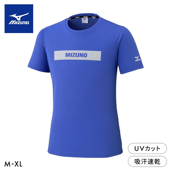ミズノ メンズ ソーラーカット -2℃半袖Tシャツ M L XL UVカット 遮熱 吸汗速乾 紫外線カット トップス スポーツウェア