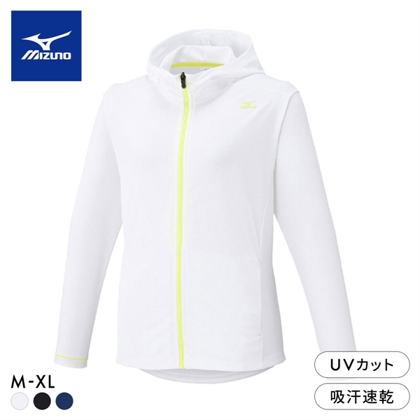 ミズノ レディス ソーラーカットジャケット M L XL UVカット 遮熱 接触冷感 吸汗速乾 紫外線カット トップス スポーツウェア