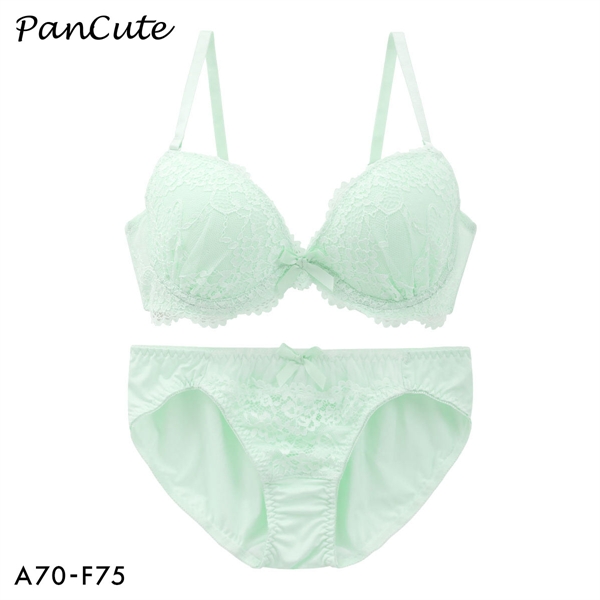 パンキュート フローラルレース ブラセット ABCDEF 盛り胸 寄せ上げ 大きいサイズ PANCUTE