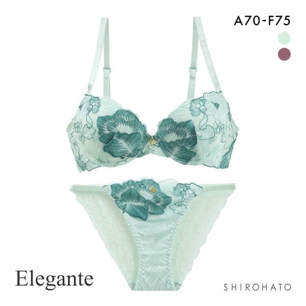 エレガント 脇肉を谷間に変える脇高ブラ ラグジュアリーレース ブラセット ABCDEF 大きいサイズ グラマー 脇寄せ 谷間 盛り胸