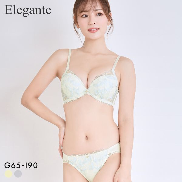 エレガント 脇肉を谷間に変える脇高ブラ フローレンス ブラセット GHI65-95 大きいサイズ グラマー ブラジャー ショーツ Elegante