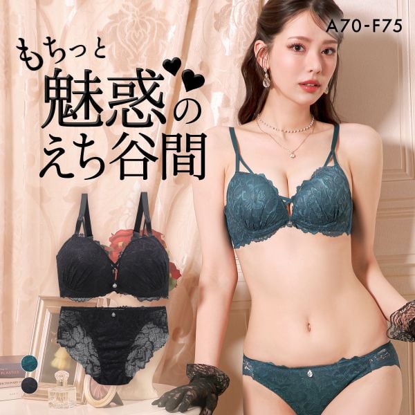 再販 エレガント 脇肉を谷間に変える脇高ブラ シャルムレーシークロス ソフトワイヤー ブラセット ABCDEF らくちん 脇肉 谷間 盛り胸 美胸 寄せ Elegante