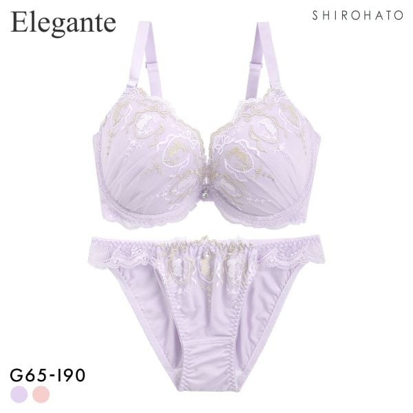 エレガント ロマンティックバニー ブラセット GHI65-95 うさぎ ラビット 大きいサイズ グラマー 脇高 谷間 ブラジャー ショーツ