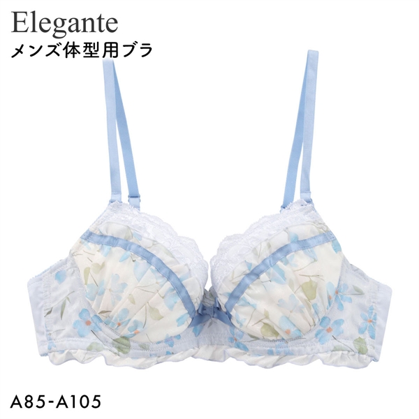 エレガント プリントシフォン メンズ体型用ブラジャー メンズブラ MTF Elegante