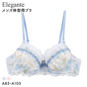エレガント プリントシフォン メンズ体型用ブラジャー メンズブラ MTF Elegante