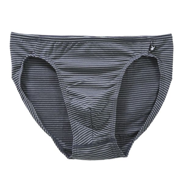 アツギ プレイボーイ PLAYBOY ミニビキニ パンツ フルバック メンズ 前閉じ ショーツ ボーダー